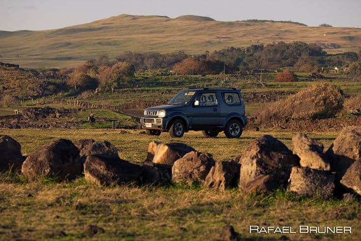 스즈키 짐니 4x4는 가장 흔하고 경제적인 렌터카입니다.