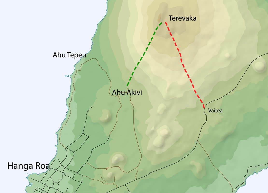 בטיפוס על גבעת טרוואקה תגיעו לנקודה הגבוהה ביותר באי - 500 מ' מעל פני הים.