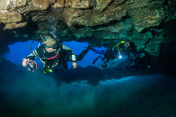 Underwater cave with sand cloud.jpg